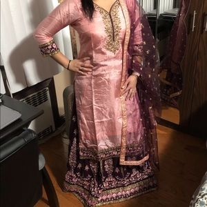 Indian outfit with skirt